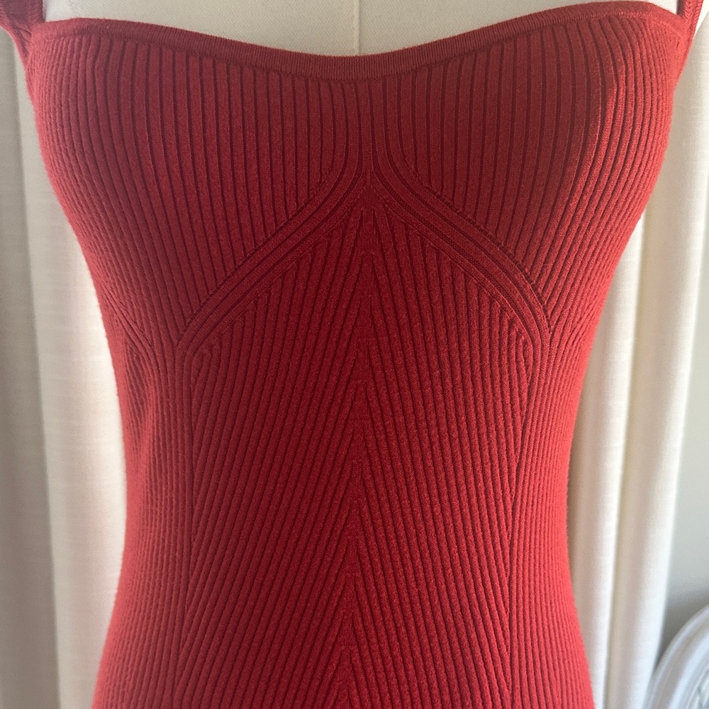 INTERMIX Strapless Red Dress - Picture 5 of 5
